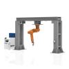 Máquina de corte por láser de pórtico tridimensional